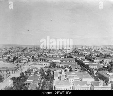 Panorama von Sao Paulo . Bis 21. August 1924 Stockfoto