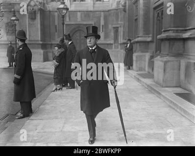 Staatliche Eröffnung des Parlaments . Admiral Lord Beatty . 15. Januar 1924 Stockfoto