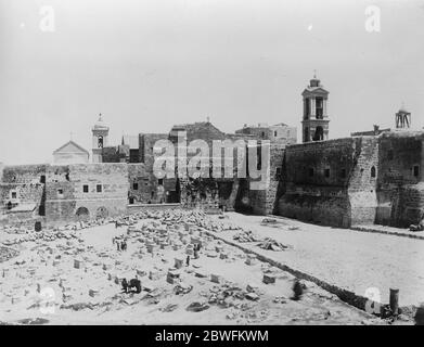 Bethlehem Kirche der Geburt 1926 Stockfoto