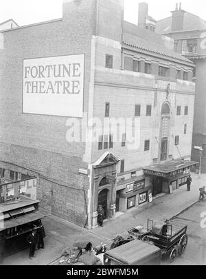 Fortune Theatre London Sonderauftrag für das Bulletin 10. Juli 1925 Stockfoto