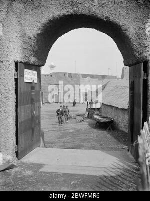 Westafrika in Wembley . Ein beeindruckender Blick in Westafrika, der bei einem Spaziergang durch das British Empire Exhibition Grounds gewonnen wurde. 17. April 1924 Stockfoto