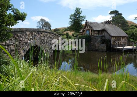 Hobbiton, Mittelerde, Neuseeland Stockfoto