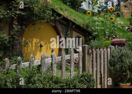 Hobbiton, Mittelerde, Neuseeland Stockfoto