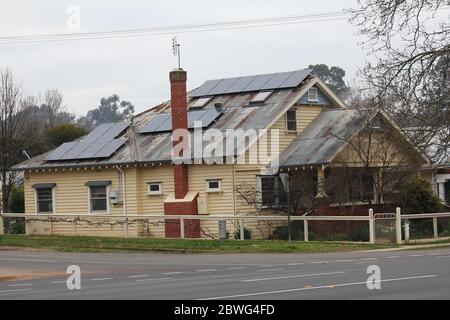 Straßen von Castlemaine, ländliche Victoria, Australien Stockfoto