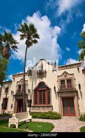 Historisches Brownsville Museum, ehemaliges Southern Pacific Depot (1929), spanischer Kolonialstil, Brownsville, Rio Grande Valley, Texas, USA Stockfoto