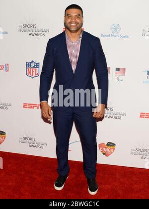 11. Juli 2017: Shawne Merriman nimmt an der dritten jährlichen Sports Humanitarian of the Year Awards bei LA LIVEâ €™S die Novo in Los Angeles am 11. Juli 2017. (Bild: © Billy Bennight/ZUMA Wire) Stockfoto