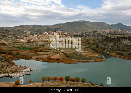 Altstadt von Guzelyurt in Kappadokien, Türkei Stockfoto