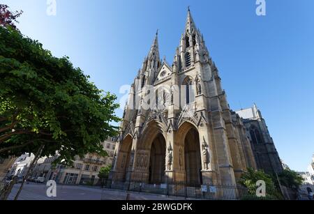 Die katholische Basilika von Saint Clotilde , Paris, Frankreich. Stockfoto