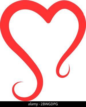 Liebe Gemeinschaft Pflege Logo Symbol Illustration Stock Vektor