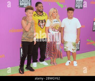 13. Juli 2017, Westwood, Kalifornien, USA: Prince Fielder nimmt am 13. Juli 2017 am Nickelodeon Kids' Choice Sports Award 2017 im Pauley Pavilion in Los Angeles, Kalifornien, Teil. (Bild: © Billy Bennight/ZUMA Wire) Stockfoto