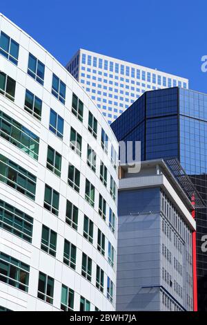 Wolkenkratzer am Broadway, Denver, Colorado, USA Stockfoto