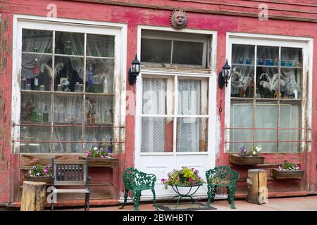 Historisches Gebäude in Georgetown, Colorado, USA Stockfoto