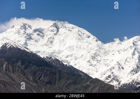 Nanga Parbat, 8126 Meter, Indus Valley, Himalaya Mountain, Karakoram Highway, Chilas, Gilgit-Baltistan Provinz, Nordgebiete, Pakistan, Südasien, Asien Stockfoto