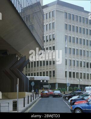 1995, Halifax Building Society Headquarters, West Yorkshire, Nordengland, Großbritannien Stockfoto