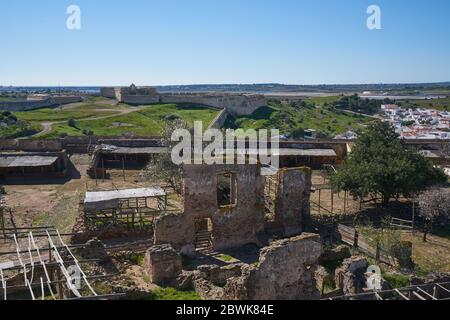 Castro Marim Schloss in Algarve, Portugal Stockfoto