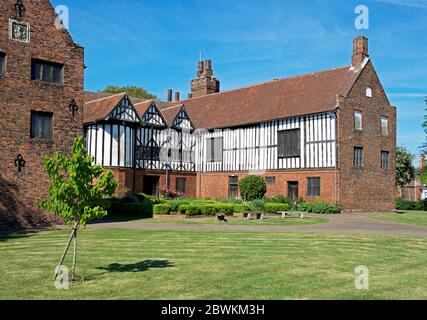 Gainsborough Old Hall, ein mittelalterliches Herrenhaus, in Gainsborough, Lincolnshire, England Stockfoto