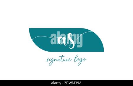 AS- oder SA-Logo. Einzigartige attraktive kreative moderne Initiale ALS SA A S Initial basierte Buchstaben-Symbol-Logo Stock Vektor