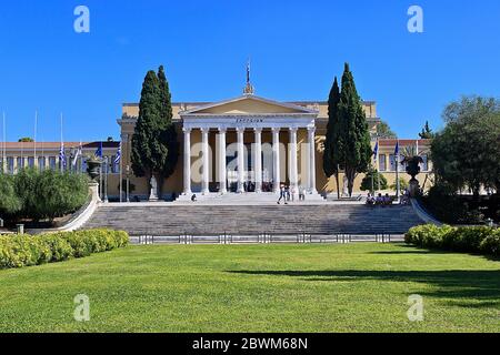 Historisches olympisches Dorf in Athen in Griechenland Stockfoto