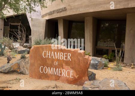 Henderson Community Building in Palm Desert CA Stockfoto