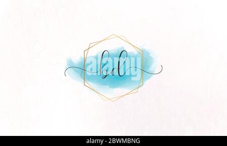 BD Logo Letter Design Template Element Stock Vektor