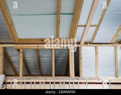 Unvollendete Wohn Loft Umbau Stockfoto