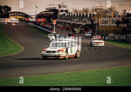 1991 DTM-Rennen im Donnington Park UK Stockfoto