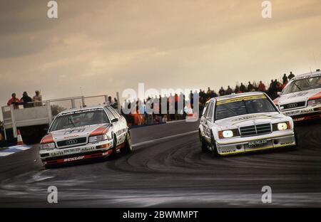 1991 DTM-Rennen im Donnington Park UK Stockfoto