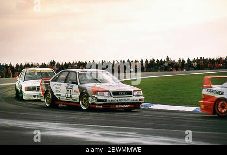 1991 DTM-Rennen im Donnington Park UK Stockfoto