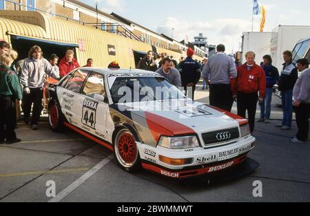 1991 DTM-Rennen im Donnington Park UK Stockfoto