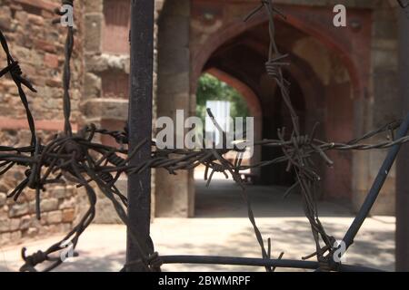 Historisches Delhi Gate, Netaji Subhash Marg, Daryaganj, Neu Delhi, Delhi, Indien (Foto Copyright © Saji Maramon) Stockfoto