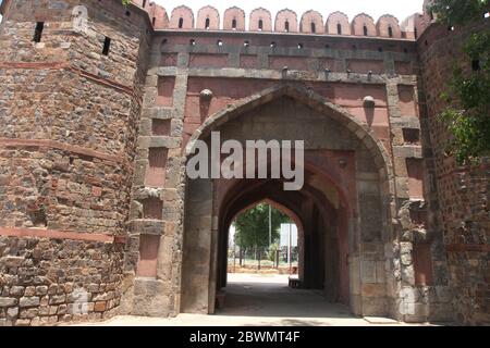 Historisches Delhi Gate, Netaji Subhash Marg, Daryaganj, Neu Delhi, Delhi, Indien (Foto Copyright © Saji Maramon) Stockfoto