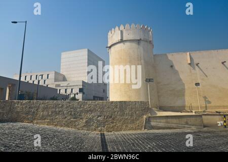 Leere Straßen in Souq Waqif, Doha, Katar Stockfoto