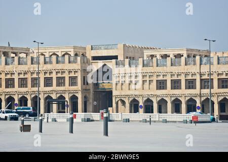Leere Straßen in Souq Waqif, Doha, Katar Stockfoto