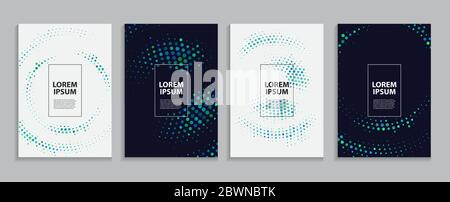 Einfache Minimal-Cover Template Design. Zukünftiges Geometrisches Muster. Vektorgrafik Stock Vektor