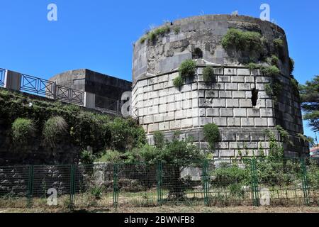 Capua - Torri di Federico II dal Basso Stockfoto