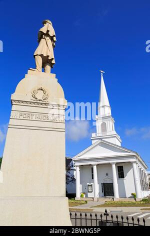 Zivile Kriegsdenkmal, Mystic, Connecticut, USA Stockfoto