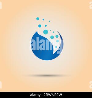 Blaue Pflanzensamen weißer Hintergrund Stock Vektor