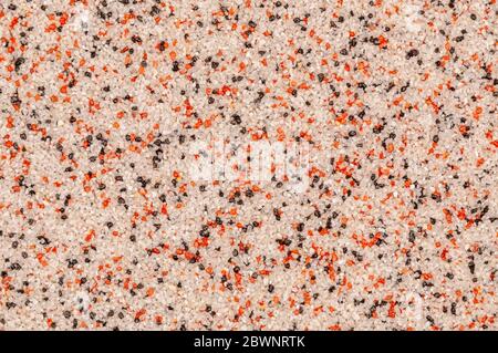 Kleine Marmorspäne für den Hintergrund.Strukturierte Oberfläche. Stockfoto