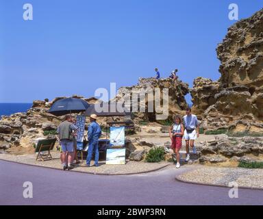 Virgin Rock (Rocher de la Verge), Biarritz (Miarritze), Pyrénées-Atlantiques, Nouvelle-Aquitaine, Frankreich Stockfoto