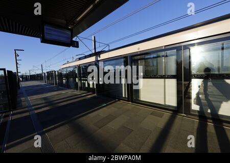 U-Bahn-Station Rouse Hill in Sydney Stockfoto