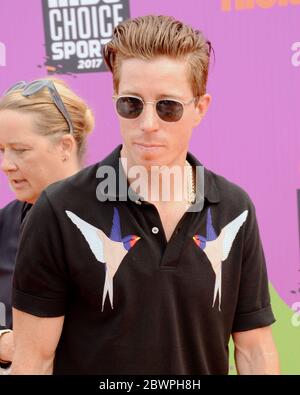 13. Juli 2017, Westwood, Kalifornien, USA: Shaun White nimmt am 13. Juli 2017 an den Nickelodeon Kids' Choice Sports Awards 2017 im Pauley Pavilion in Los Angeles, Kalifornien, Teil. (Bild: © Billy Bennight/ZUMA Wire) Stockfoto