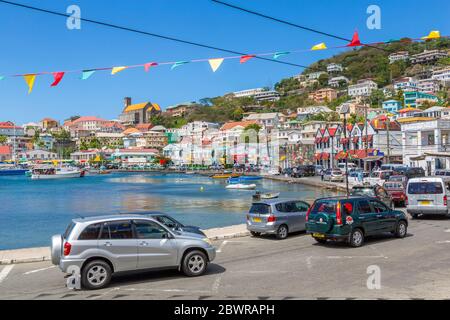 Blick über den Carnarge of St George's, Grenada, Windward Islands, West Indies, Karibik, Mittelamerika Stockfoto