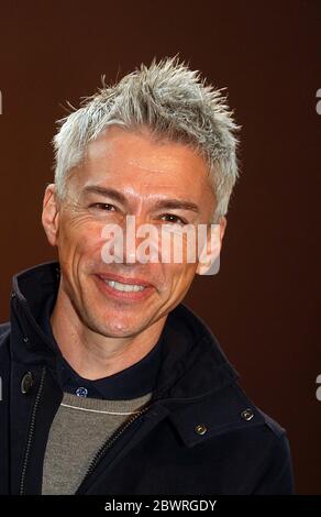 Porträt des dreifachen Sprung olympischen Goldmedaillengewinner Jonathan Edwards Stockfoto