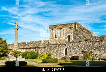 Stadtmauern von Canterbury in Kent, England Stockfoto