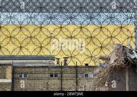 Abbrucharbeiten in Birmingham Stockfoto