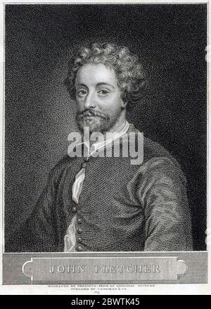 JOIHN FLETCHER (1579-1625) englischer jakobischer Dramatiker Stockfoto