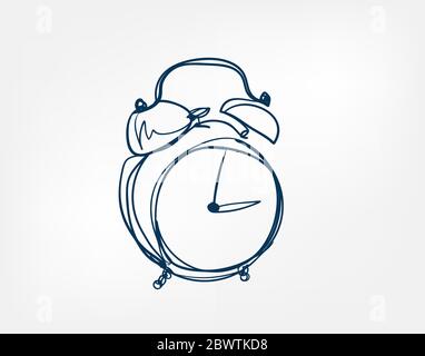 Wecker ein Vektor-Design-Element Stock Vektor