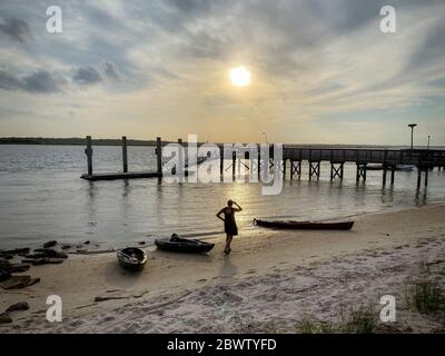 Intracoastal Waterway. St. Augustine, Florida. Stockfoto