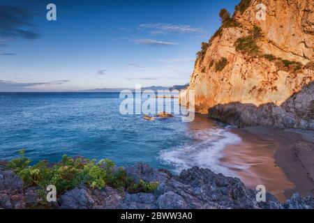 Italien Ligurien Varigotti - Punta Crena Stockfoto