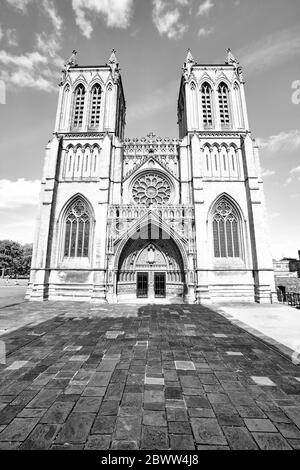 Bristol Cathedral in Bristol, England Stockfoto